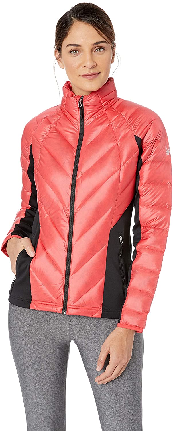 Spyder womens Women's Syrround Down Hybrid Full Zip Jacket