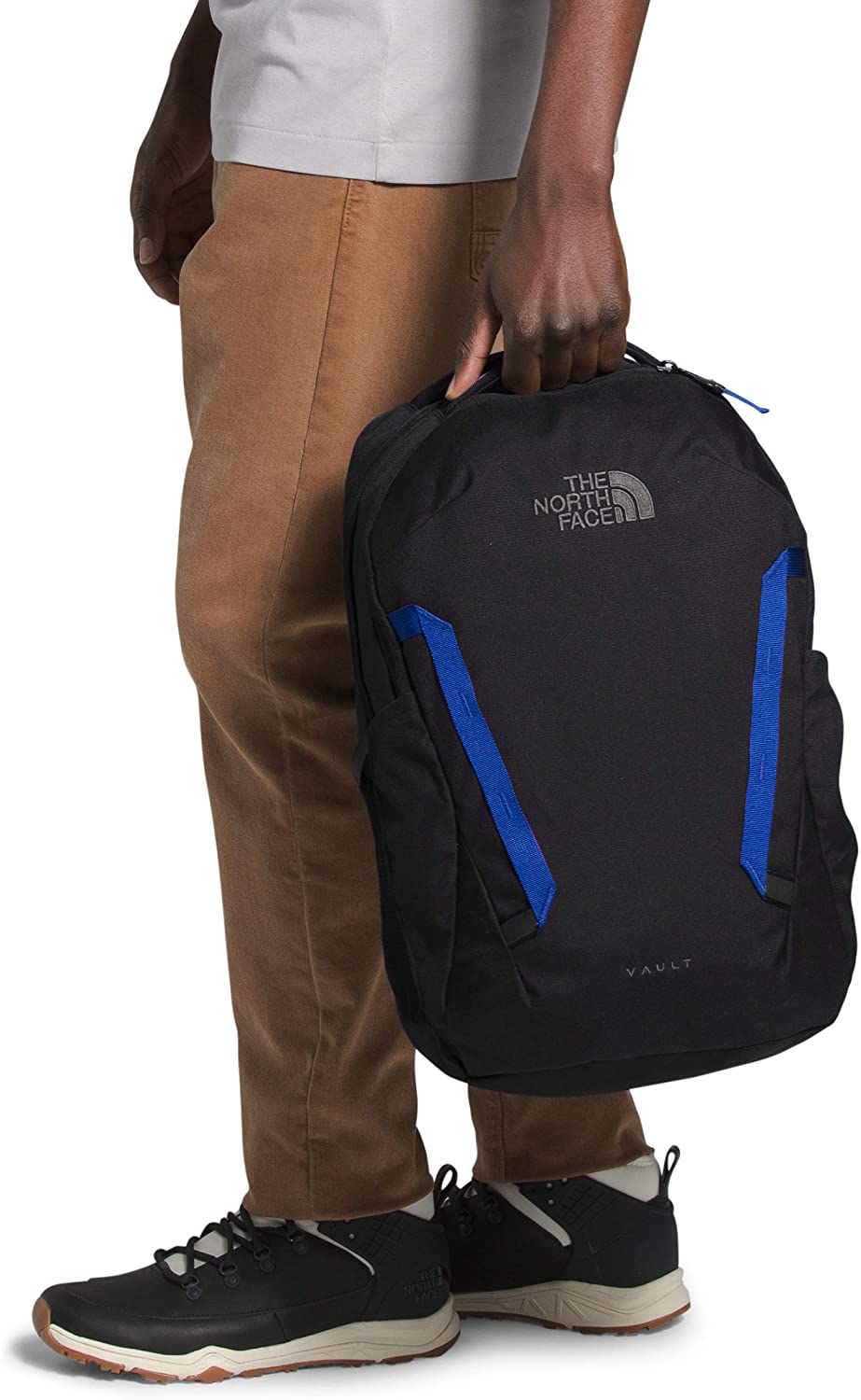The North Face Vault Backpack, Moab Khaki/Asphalt Grey, One Size