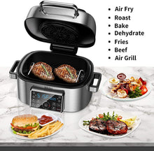 
                        
                          將圖片載入圖庫檢視器 BBday 6.5 QT Air Fryer,10-in-1 Smokeless Indoor Electric Grill with Air Fryer,Roast,Bake and Dehydrate - JOY2ESpree
                        
                      