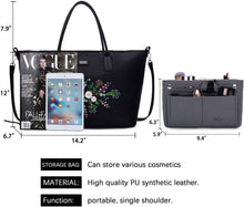
                        
                          Cargar imagen en el visor de la galería, K.EYRE Women's Soft Faux Leather Tote Bag Purse Handbags Wallet Tote Shoulder Bag Purse Large Capacity
                        
                      
