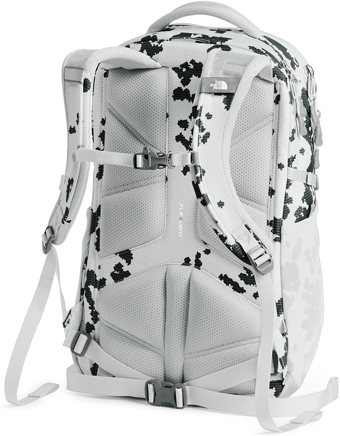 The North Face Women's Recon Backpack, TNF Black Heather/Silver Reflective, One Size