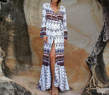 
                        
                          गैलरी व्यूवर में इमेज लोड करें, R.Vivimos Womens Summer Long Sleeve Cardigan Sexy Maxi Dresses
                        
                      