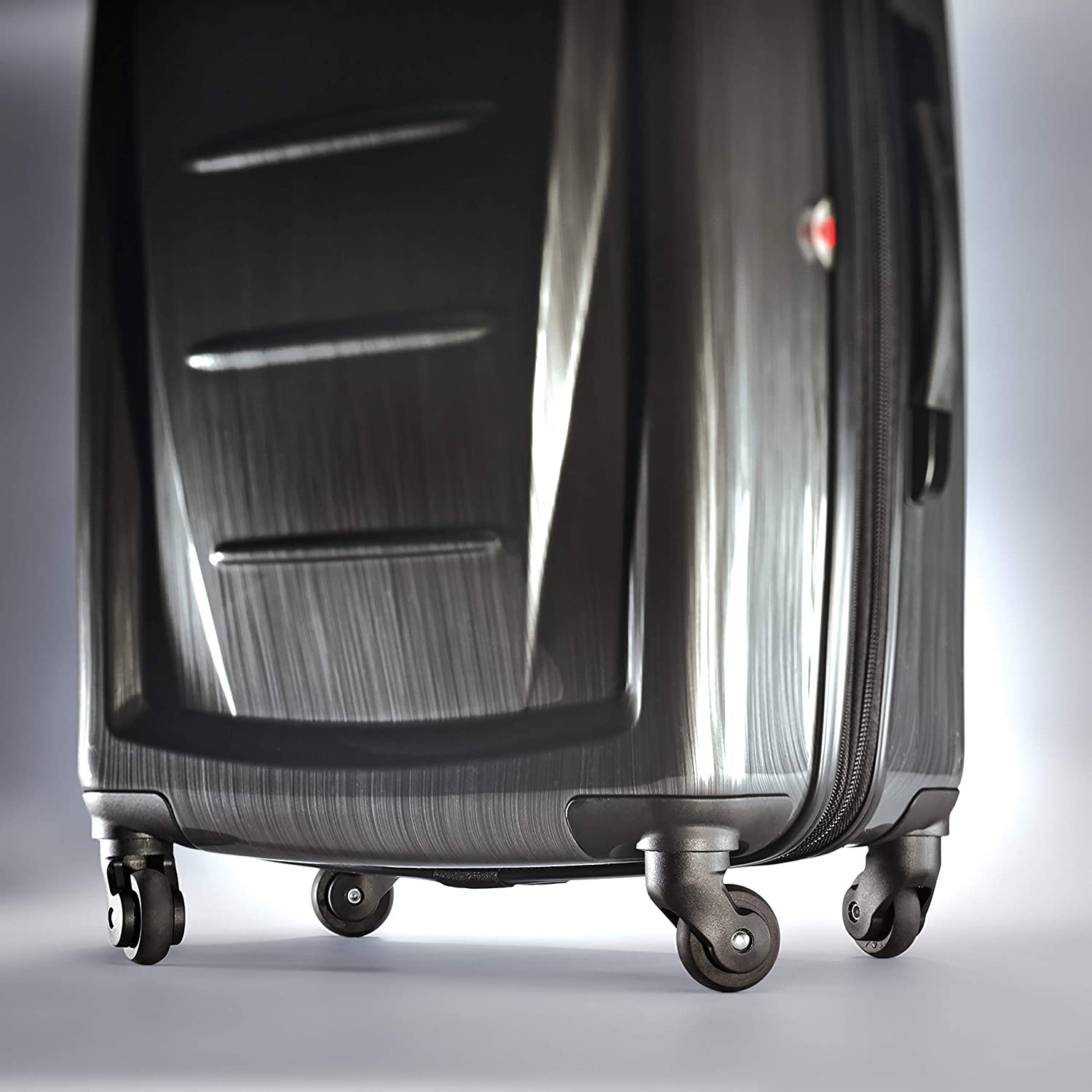 Samsonite Winfield 2 Hardside Expandable Luggage with Spinner Wheels, Charcoal, Checked-Large 28-Inch