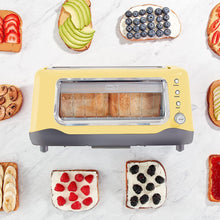 
                        
                          Cargar imagen en el visor de la galería, Dash Clear View Toaster: Extra Wide Slot Toaster with Stainless Steel Accents + See Through Window - JOY2ESpree
                        
                      