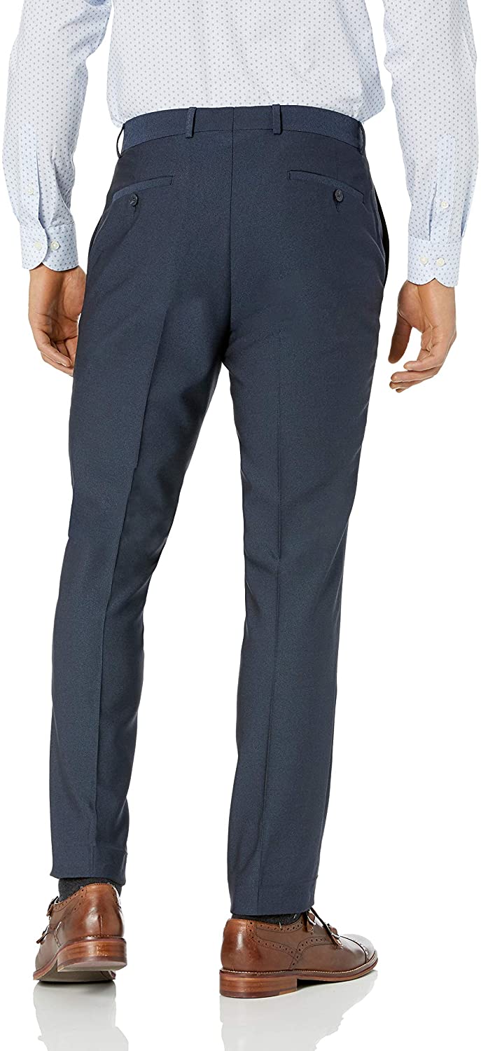 Unlisted by Kenneth Cole Men's 2 Button Slim Fit Suit with Hemmed Pant