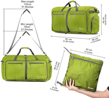 
                        
                          画像をギャラリービューアに読み込む, Gonex 150L Travel Duffel Bag Foldable Extra Large Duffle Bag XL Heavy Duty for Men Women for Luggage Shopping Gray
                        
                      