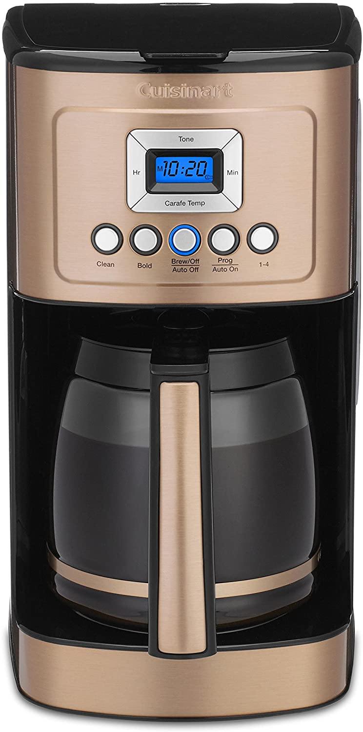 Cuisinart DCC-3200W Perfectemp Coffee Maker, 14 Cup Progammable Coffeemaker with Glass Carafe, White - JOY2ESpree