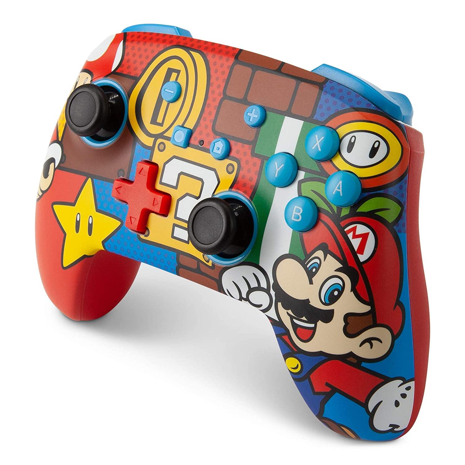 PowerA Enhanced Wireless Controller for Nintendo Switch - Waluigi, Nintendo Switch Lite, Gamepad, game controller, Bluetooth controller, rechargeable - JOY2ESpree