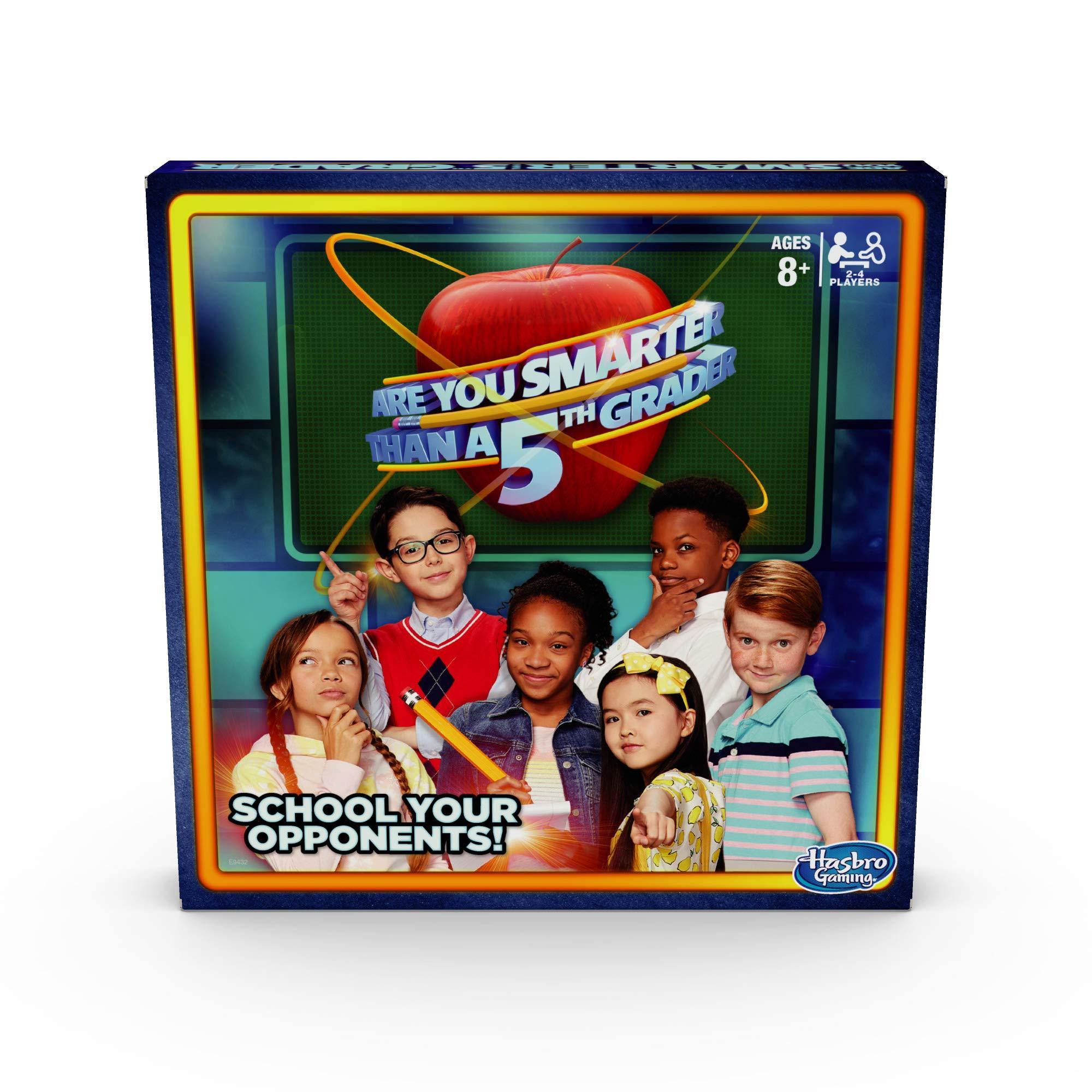 Hasbro Gaming are You Smarter Than a 5th Grader Board Game for Kids Ages 8 & Up - JOY2ESpree
