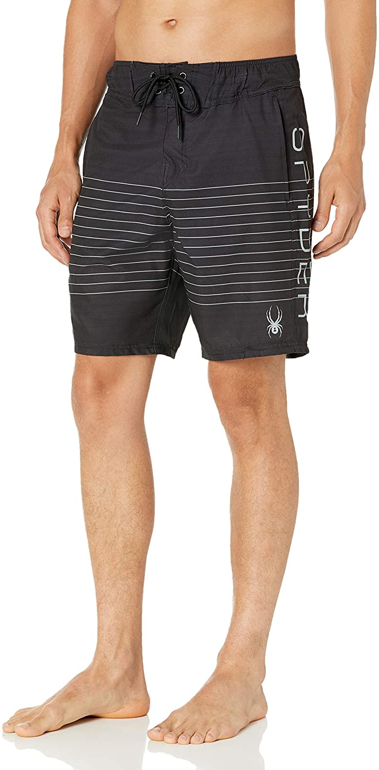 Spyder Men's 9" Striped Hybrid Board Shorts