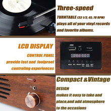 
                        
                          Muat gambar ke penampil Galeri, Record Player-13 in 1 Turntable with Speakers Vinyl Recording LP Bluetooth USB TF Card FM Radio Aux Input RCA Line Out and Headphone Jack - JOY2ESpree
                        
                      