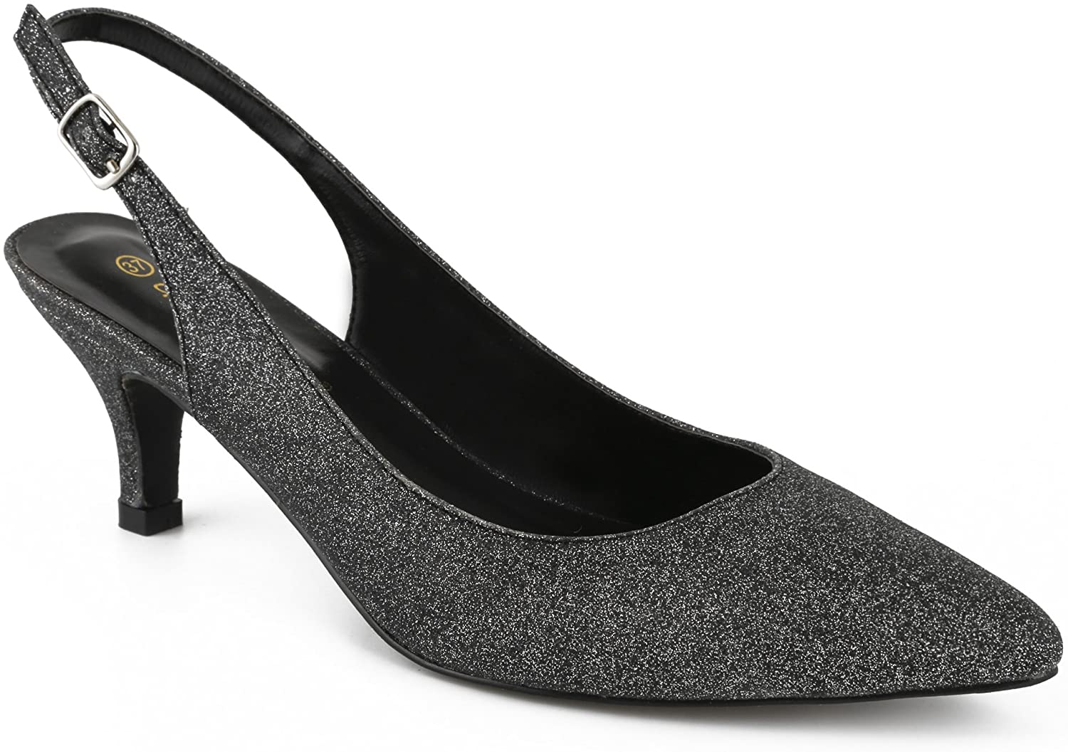Greatonu Womens Slingback Dress Pump