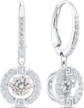 
                        
                          將圖片載入圖庫檢視器 SWAROVSKI Women's Sparkling Dance Round Jewelry Collection, Rhodium Finish, Blue Crystals, Clear Crystals - JOY2ESpree
                        
                      