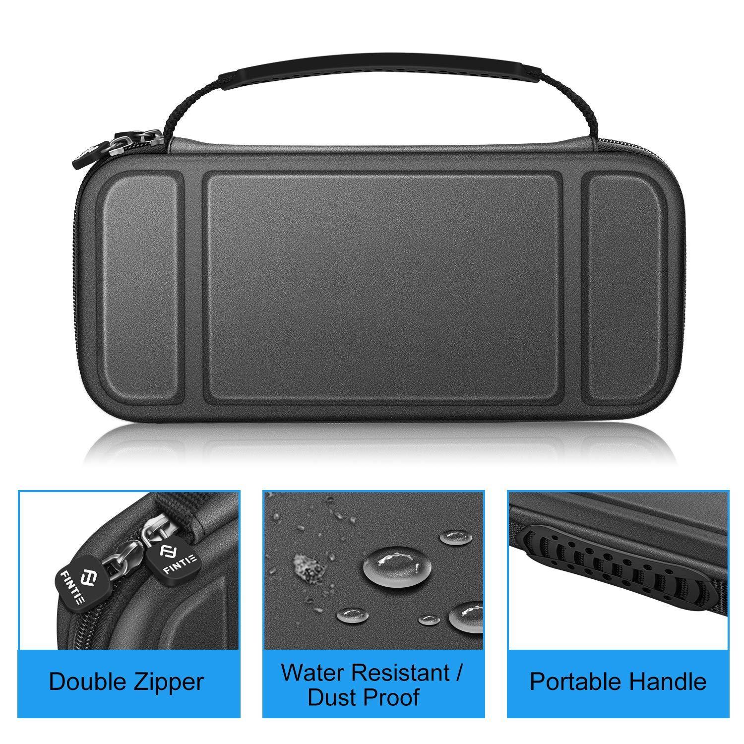 Fintie Carry Case for Nintendo Switch Lite 2019 - [Shockproof] Hard Shell Protective Cover Bag with 15 Game Card/2 Micro SD Card Slots - JOY2ESpree