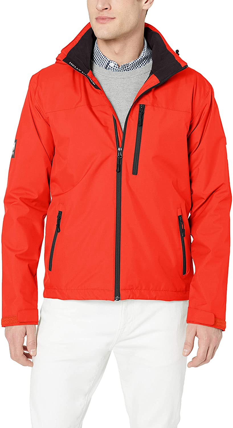 Helly-Hansen Mens Crew Hooded Waterproof Sailing Jacket