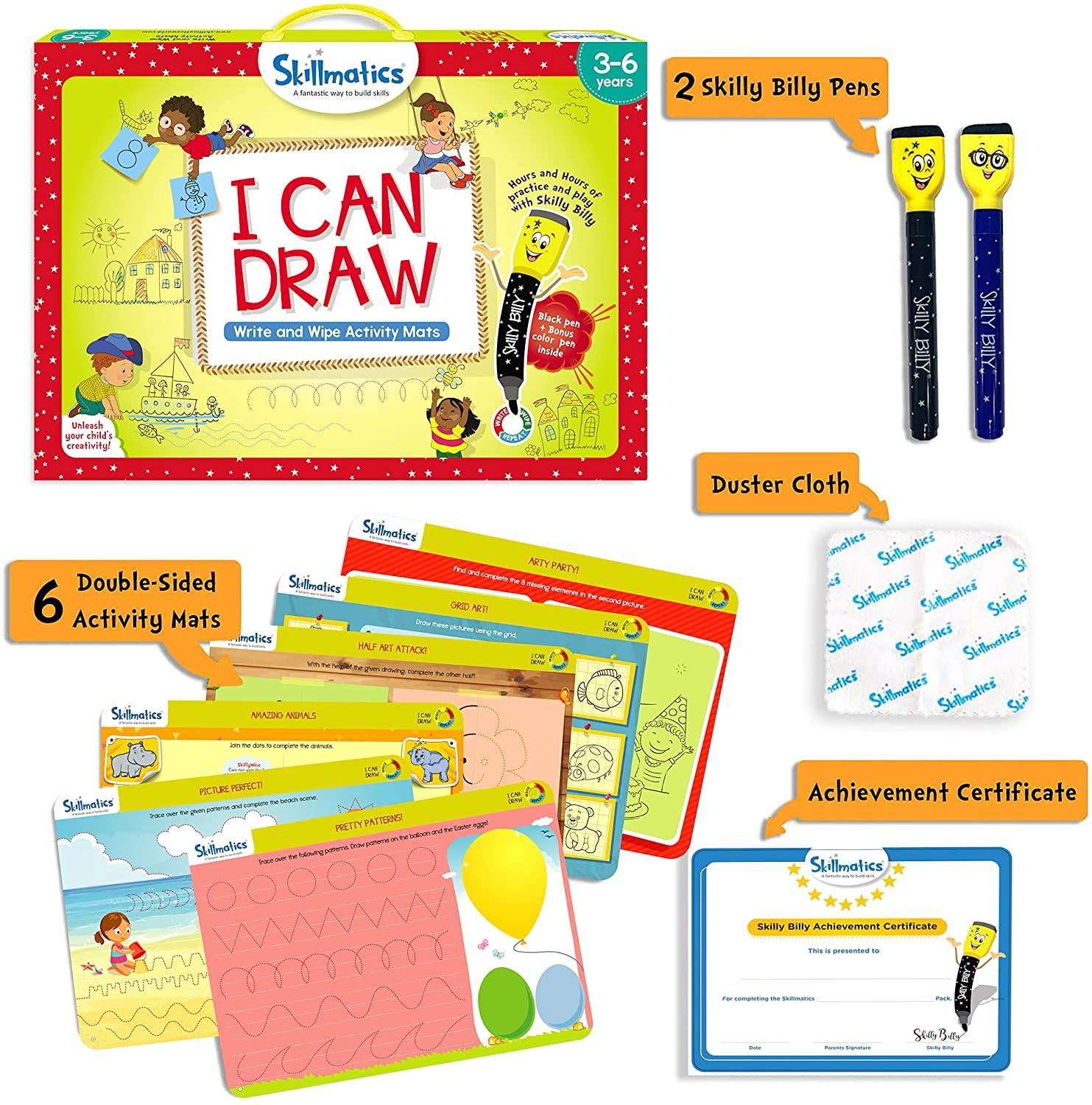Skillmatics Educational Game: I Can Write (3-6 Years) - JOY2ESpree