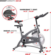 
                        
                          Cargar imagen en el visor de la galería, Sunny Health &amp; Fitness Endurance Series Magnetic Indoor Cycling Exercise Bike - JOY2ESpree
                        
                      