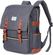 
                        
                          Muat gambar ke penampil Galeri, Modoker Vintage Laptop Backpack for Women Men,School College Backpack
                        
                      
