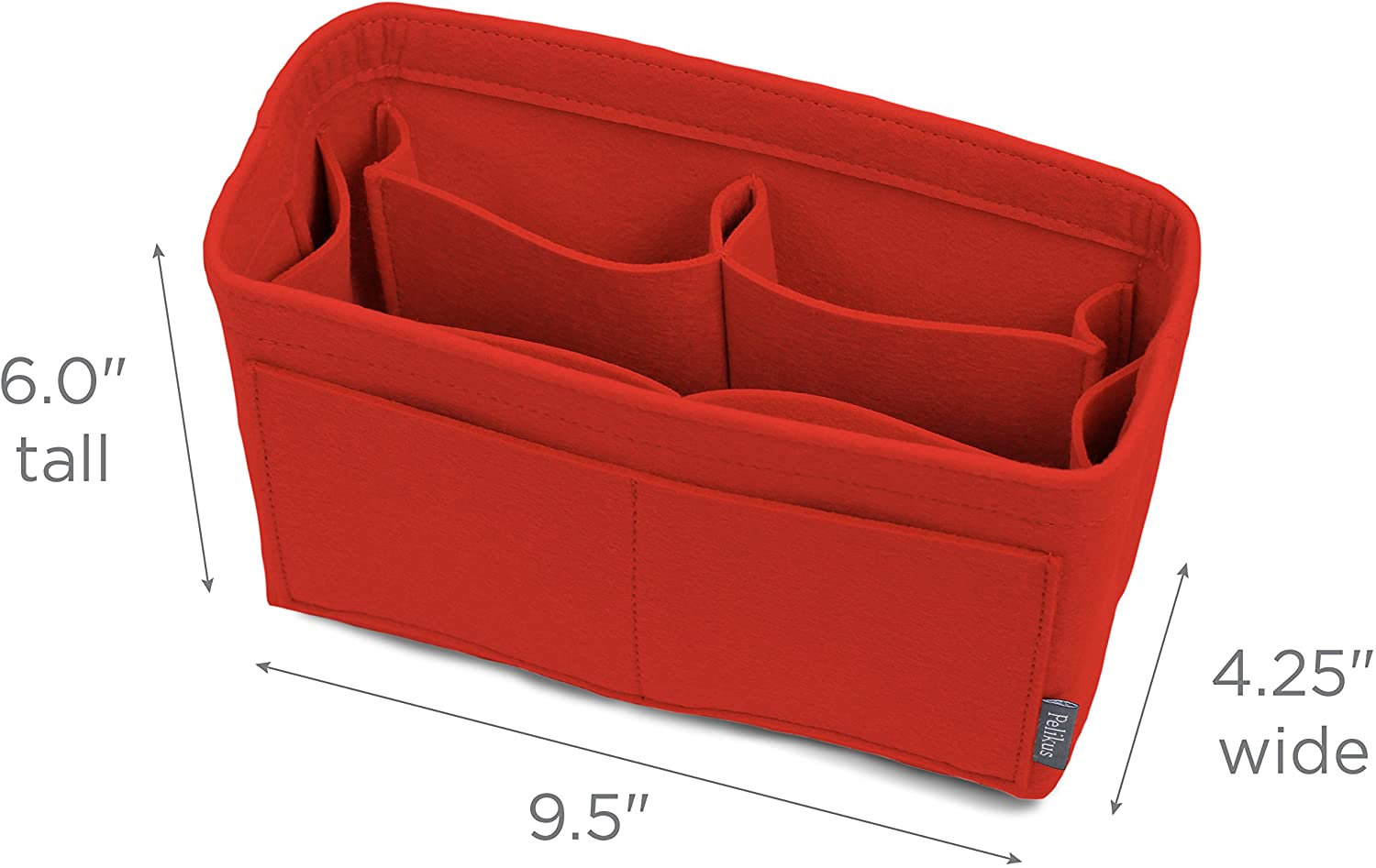 Pelikus Felt Purse & Tote Organizer Insert/Multi-Pocket Handbag Shaper