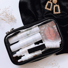 
                        
                          將圖片載入圖庫檢視器 Vegan Leather Clear Makeup Bag - Toiletry Bags for Traveling - Cosmetic Bag
                        
                      