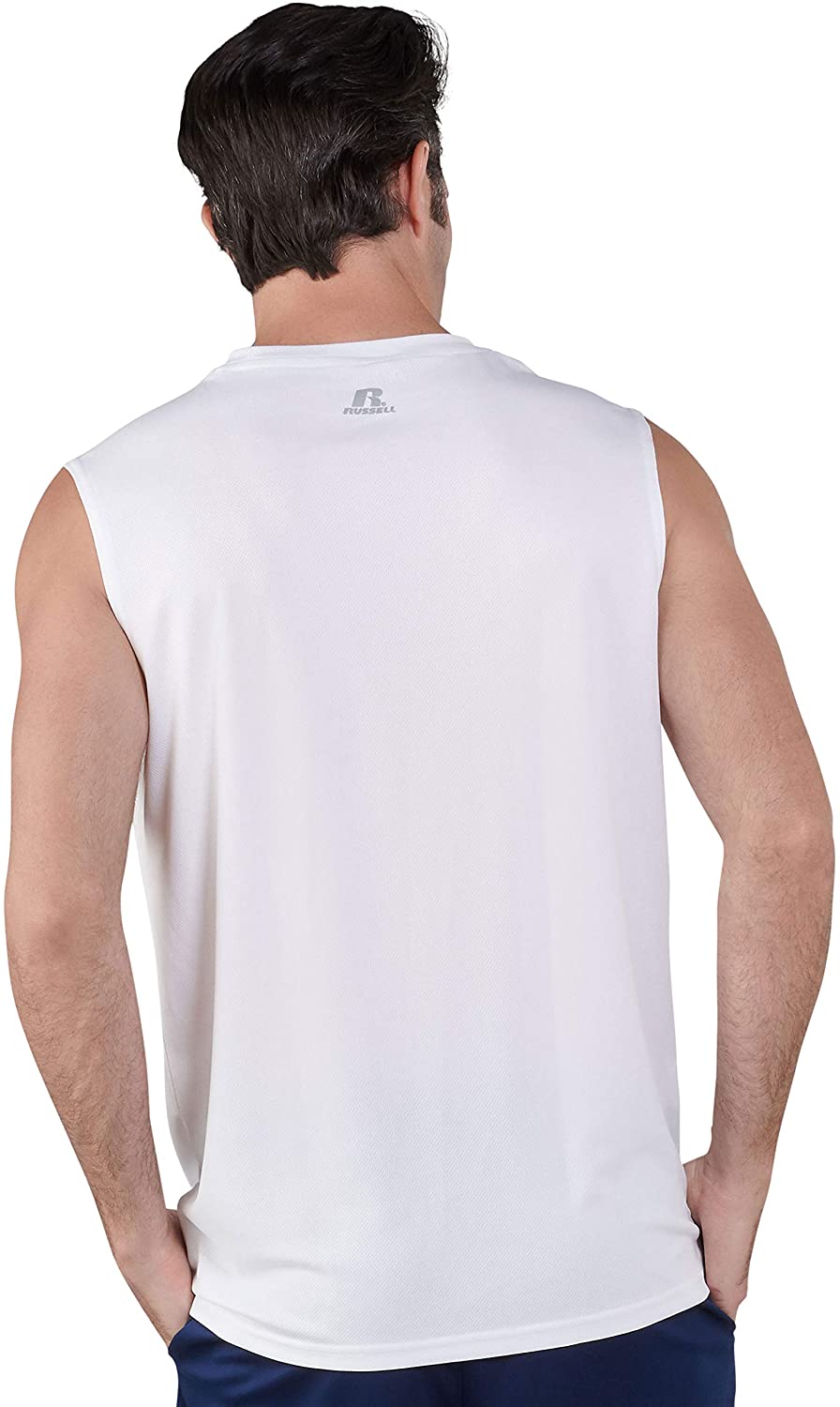 Russell Athletic Men's Dri-Power Performance Mesh Sleeveless Muscle