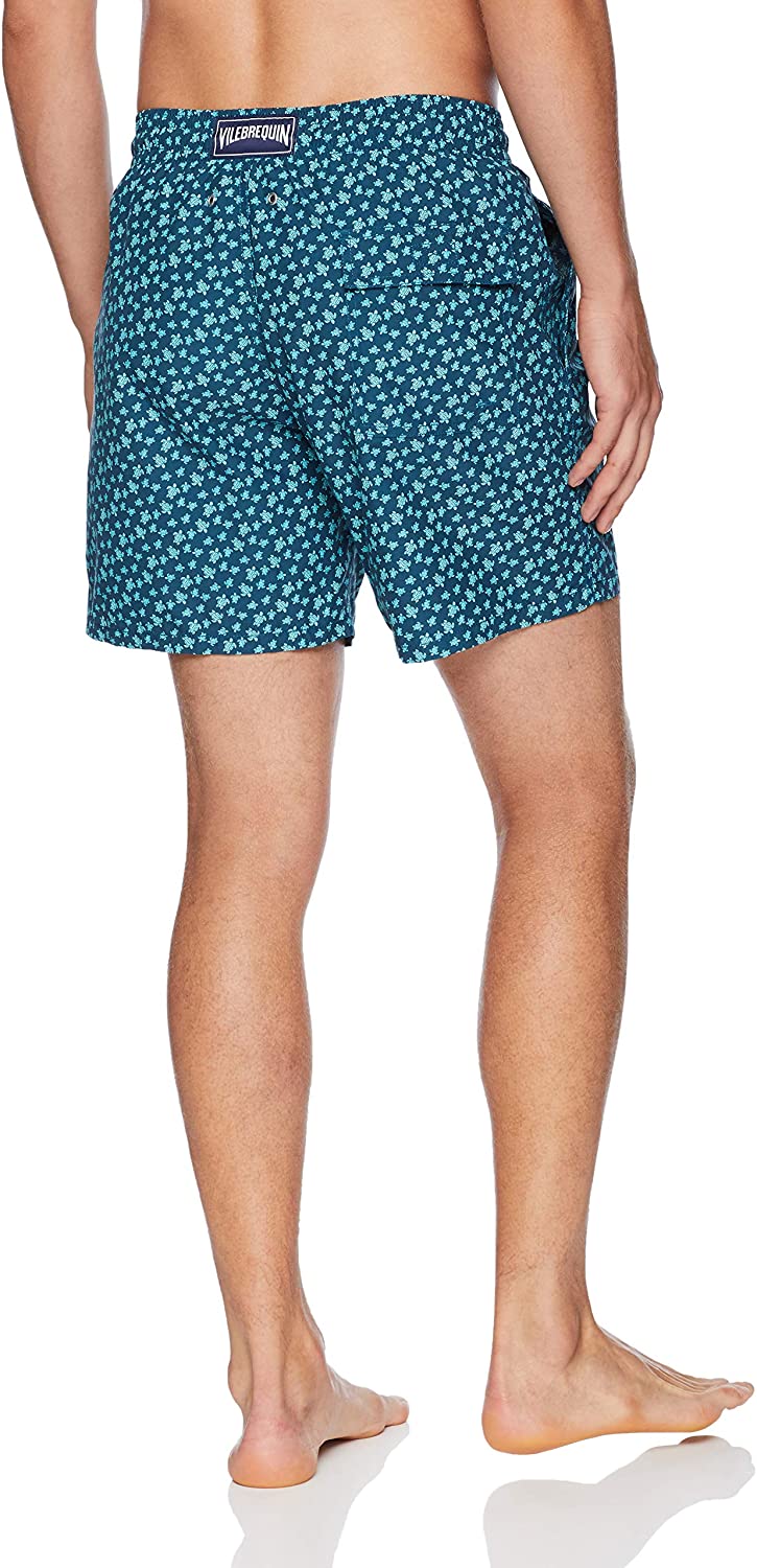 Vilebrequin Men's Moorea Micro Turtles Swim Trunk