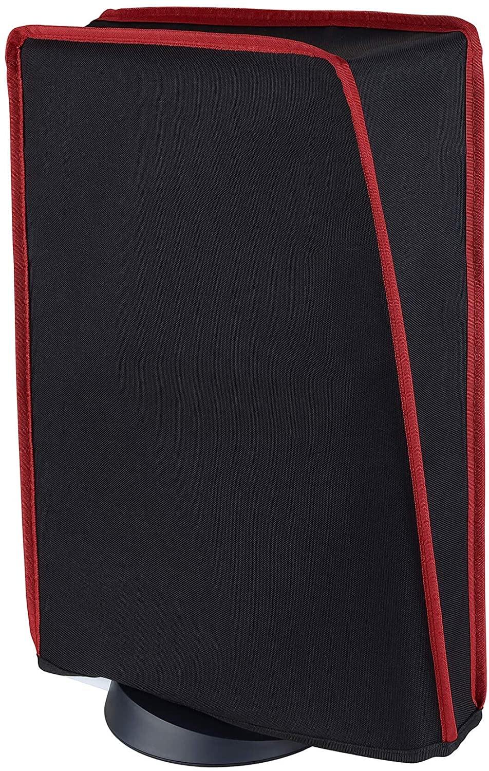 PlayVital Gray Nylon PS5 Dust Cover, Soft Neat Lining Dust Guard for DualSense 5 Console - JOY2ESpree