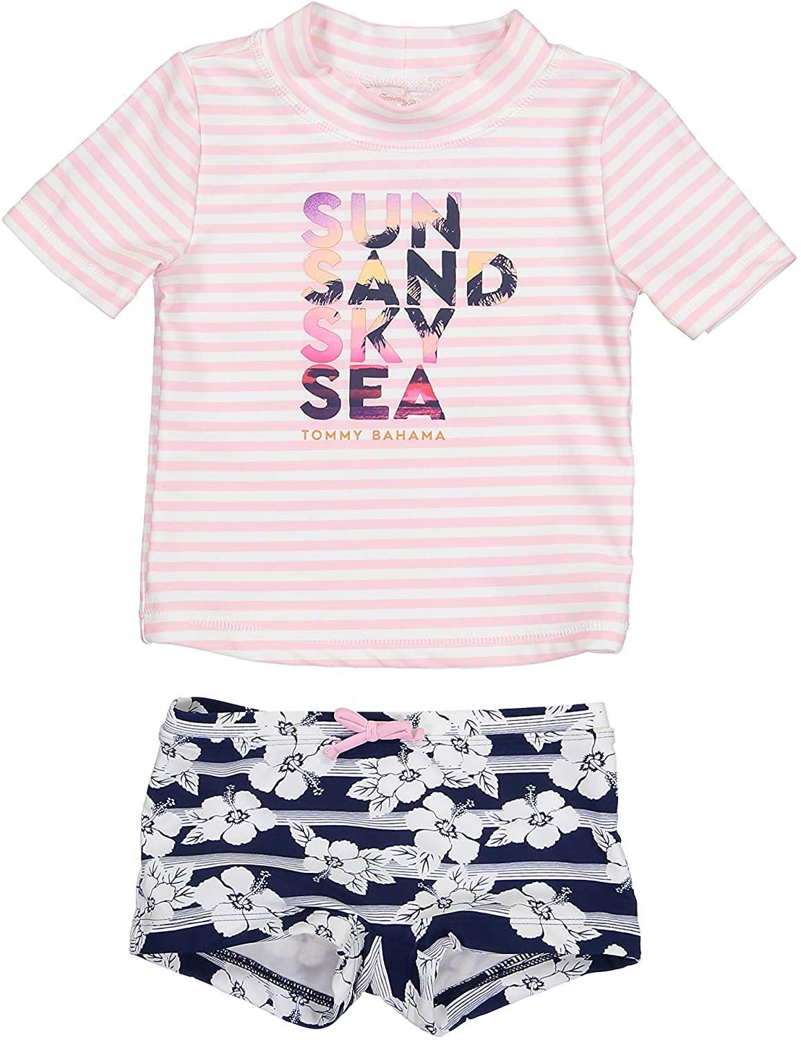 Tommy Bahama Girls' 2-Piece Shirt and Bikini Bottom Swim Set - JOY2ESpree