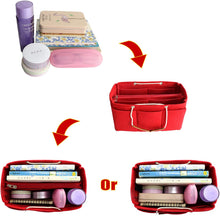 
                        
                          Muat gambar ke penampil Galeri, MISIXILE Felt Insert Bag Organizer - 2in1, Bag In Bag Tote Purse Organizer with Handles for Speedy Neverfull Longchamp
                        
                      