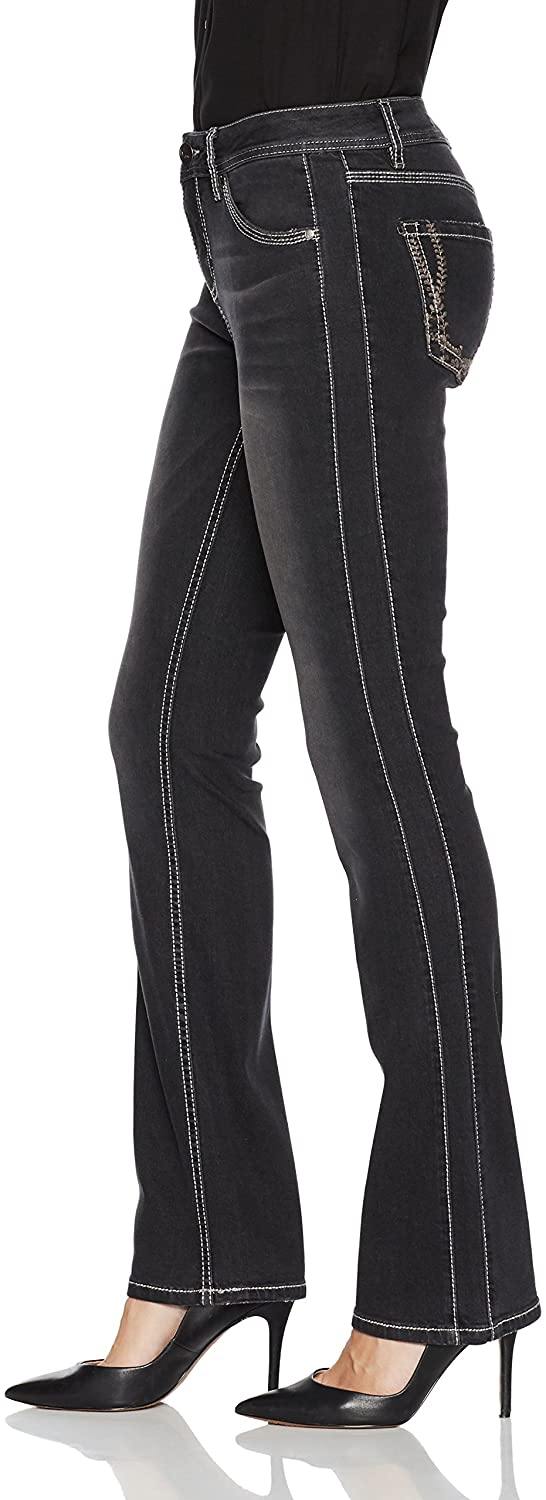 Jag Jeans Women's Bianca Boot Jean in Platinum Denim-Grey-dup