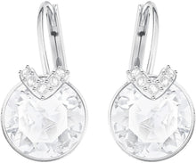 
                        
                          Load image into Gallery viewer, SWAROVSKI Women's Bella V Crystal Earrings Collection, Gray Crystals, Pink Crystals, Clear Crystals - JOY2ESpree
                        
                      