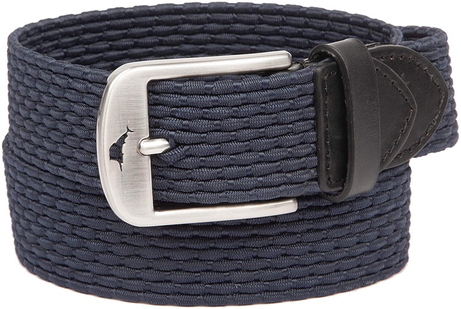 Tommy Bahama Men's Two-Tone Stretch Braided Web Belt