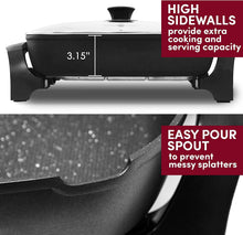 
                        
                          Cargar imagen en el visor de la galería, Elite Gourmet EG-6203 PFOA-Free 16"x 3"x3.2" Scratch Resistant - JOY2ESpree
                        
                      