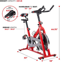 
                        
                          將圖片載入圖庫檢視器 Sunny Health &amp; Fitness Stationary Indoor Cycling Exercise Bike - SF-B1001/S - JOY2ESpree
                        
                      