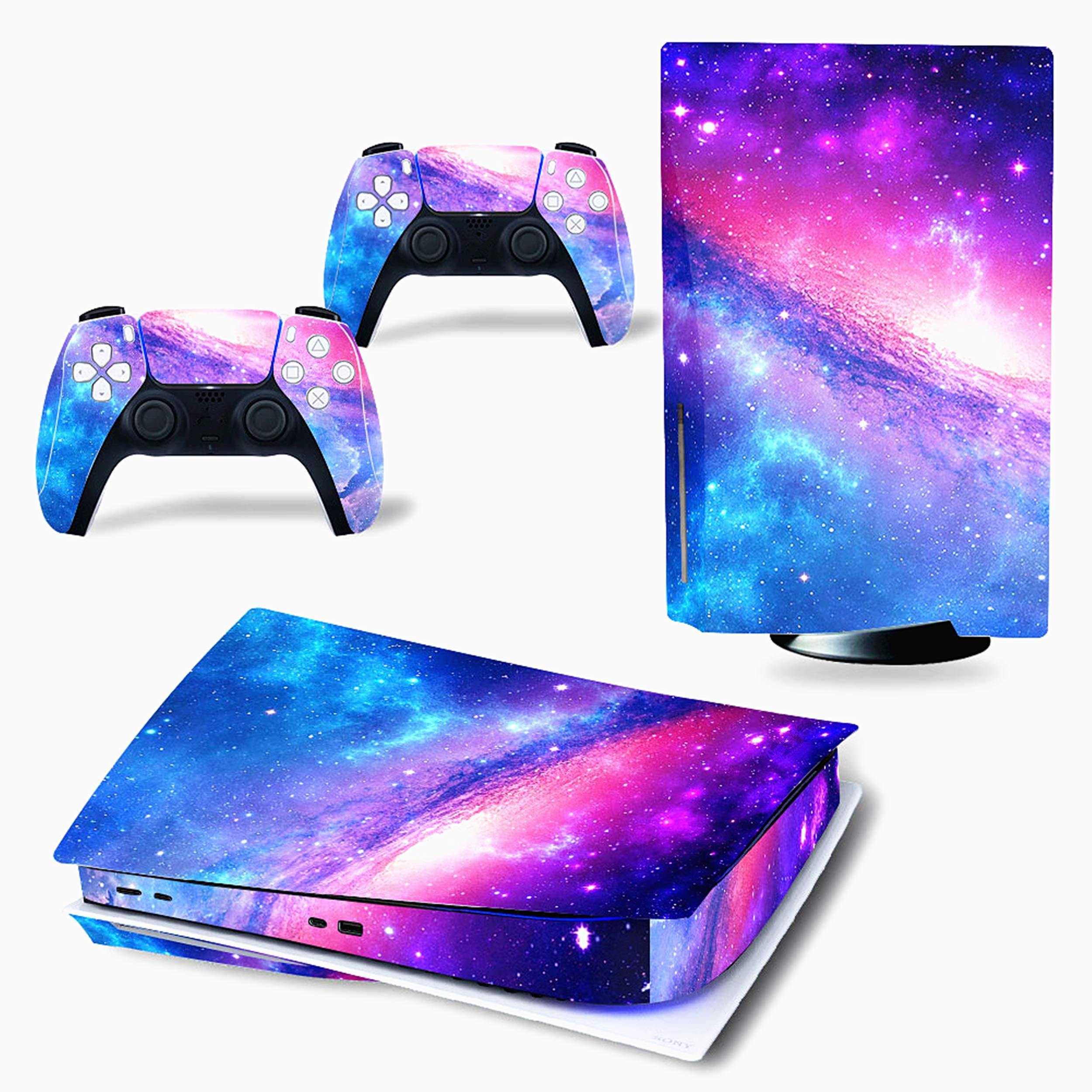 Ps5 Skin Sticker Vinyl Decal Cover for Playstation 5 Console Controllers (CD-ROM, Pink) - JOY2ESpree