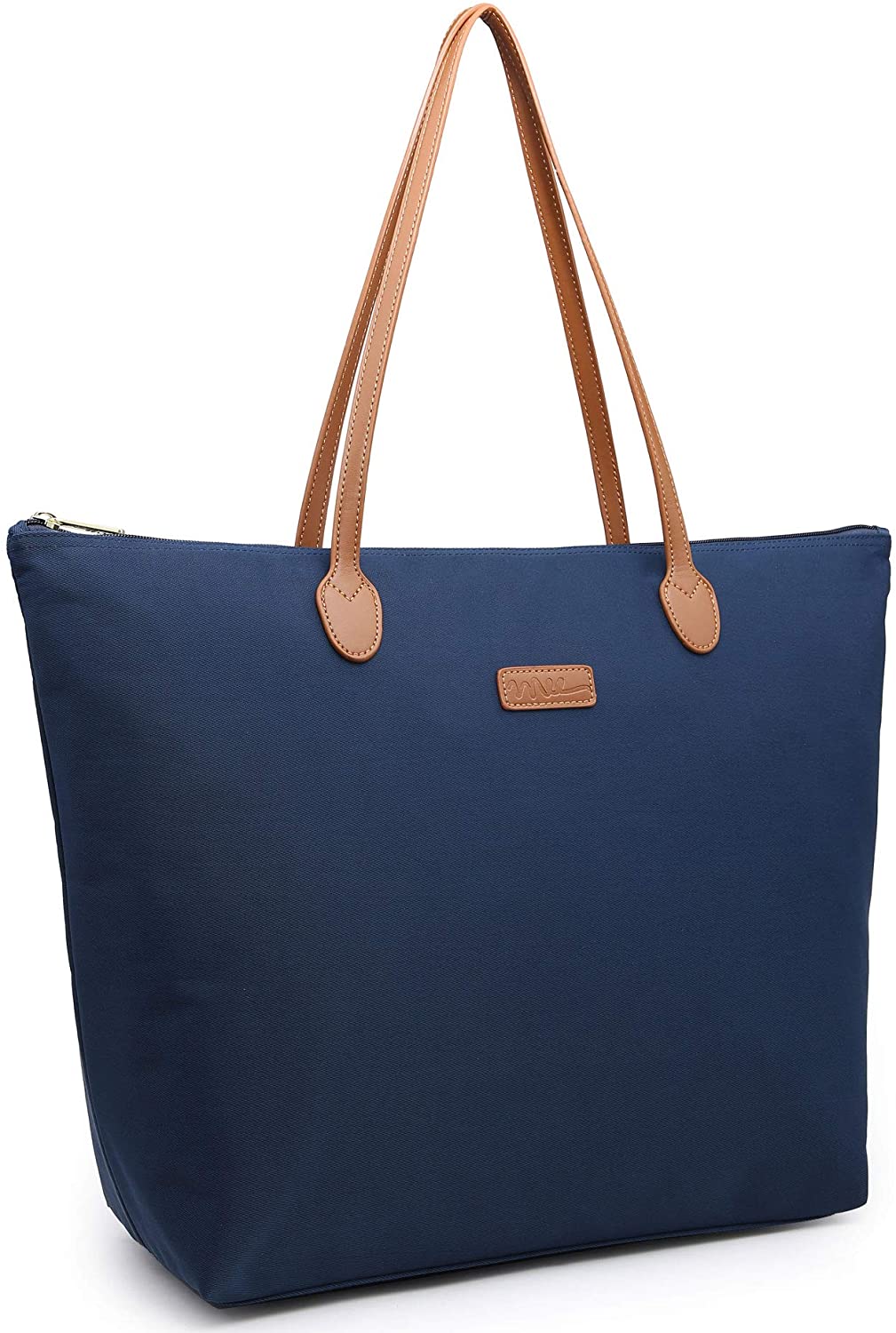 NNEE Water Resistant Light Weight Nylon Tote Bag Handbag