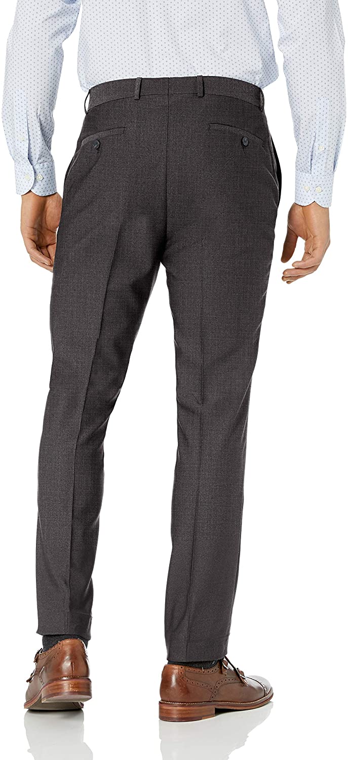 Unlisted by Kenneth Cole Men's 2 Button Slim Fit Suit with Hemmed Pant