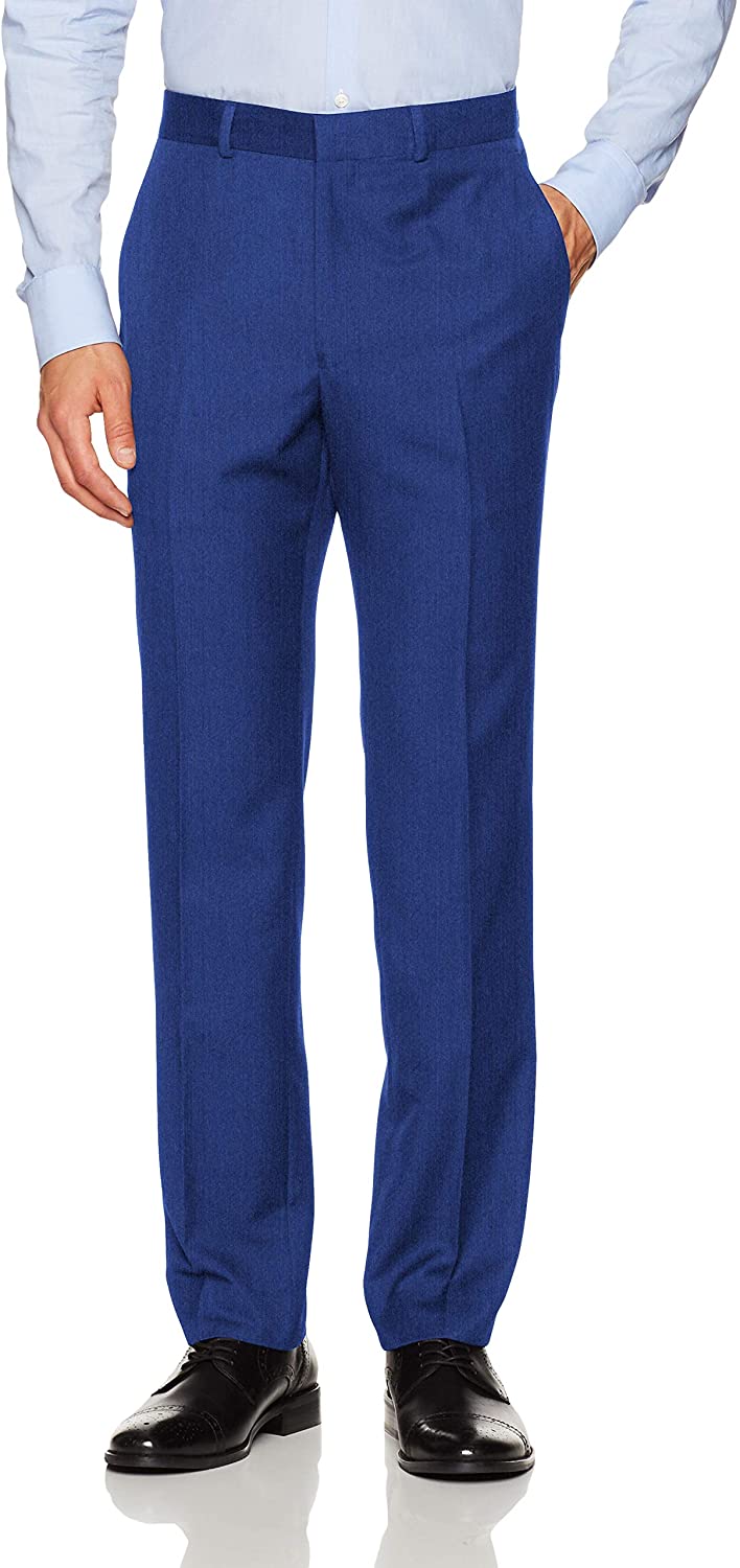 Unlisted by Kenneth Cole Men's 2 Button Slim Fit Suit with Hemmed Pant