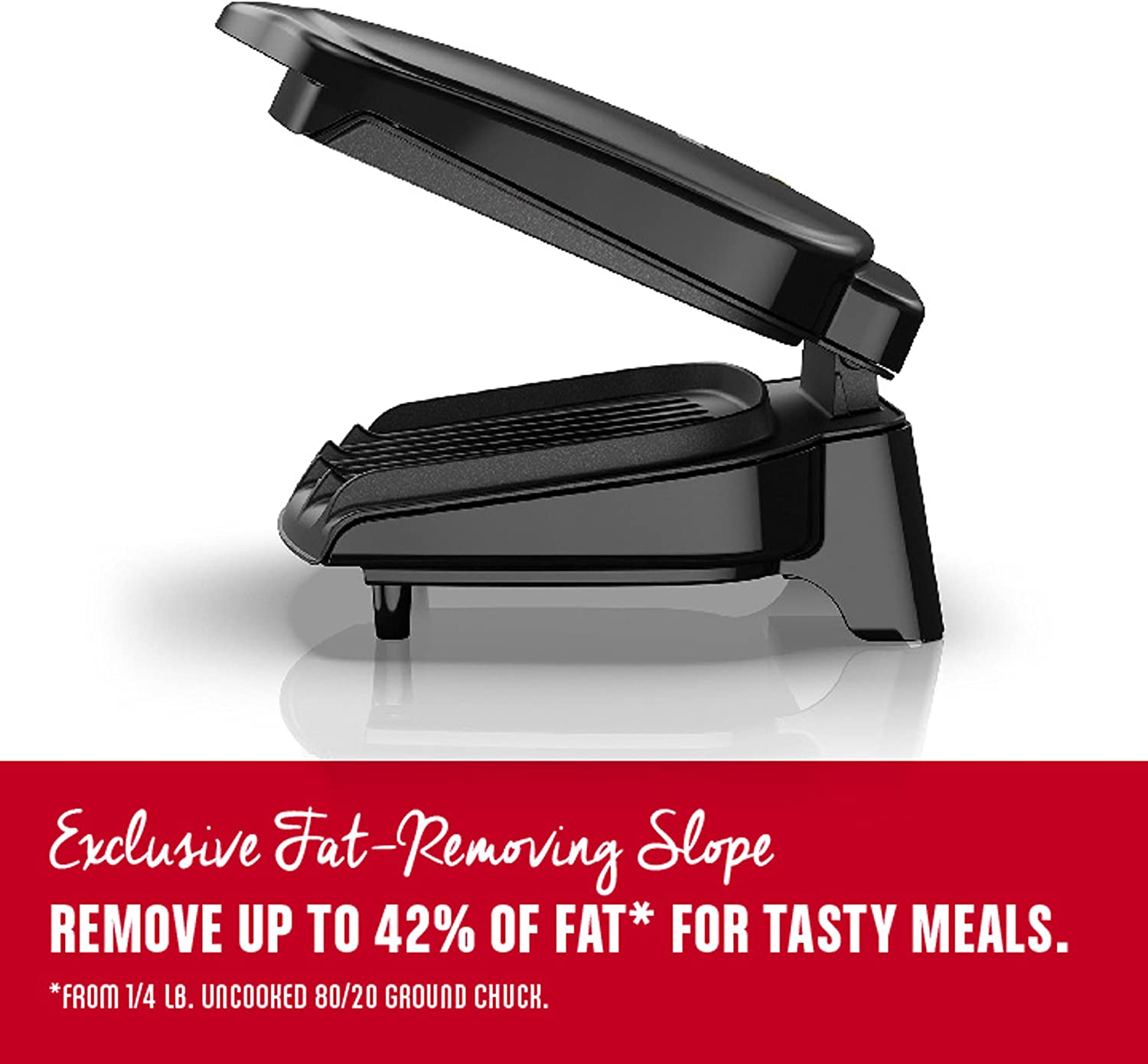 George Foreman 2-Serving Classic Plate Electric Indoor Grill and Panini Press, Black, GR10B - JOY2ESpree
