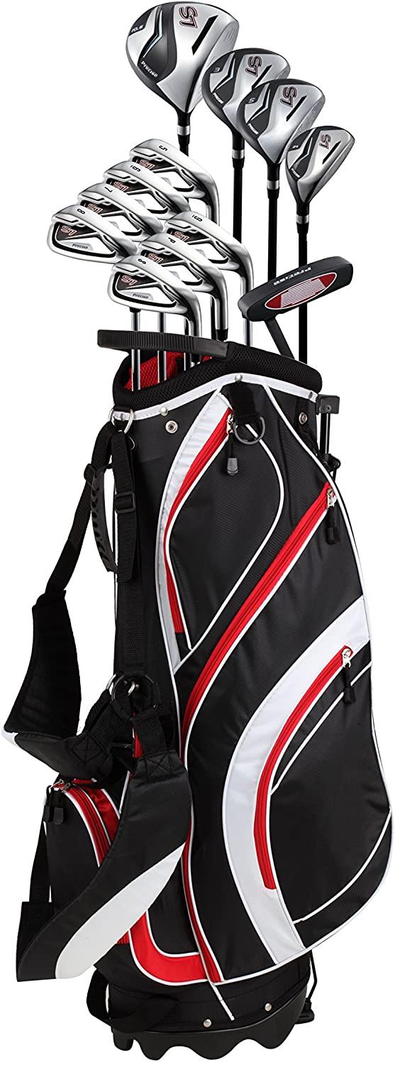 18 Piece Men's Complete Golf Club Package Set With Titanium Driver - JOY2ESpree
