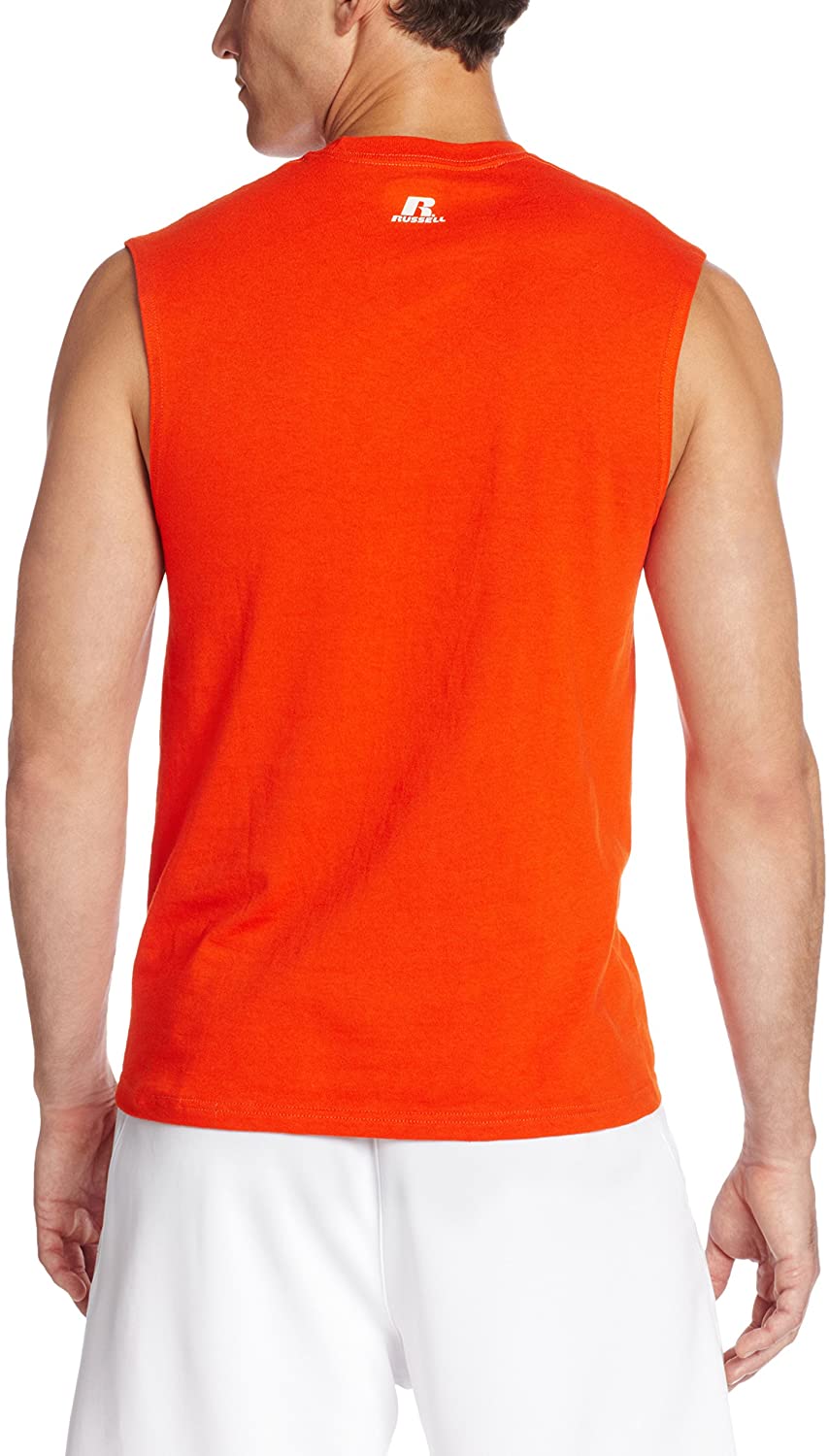 Russell Athletic Men's Cotton Performance Sleeveless Muscle T Shirts