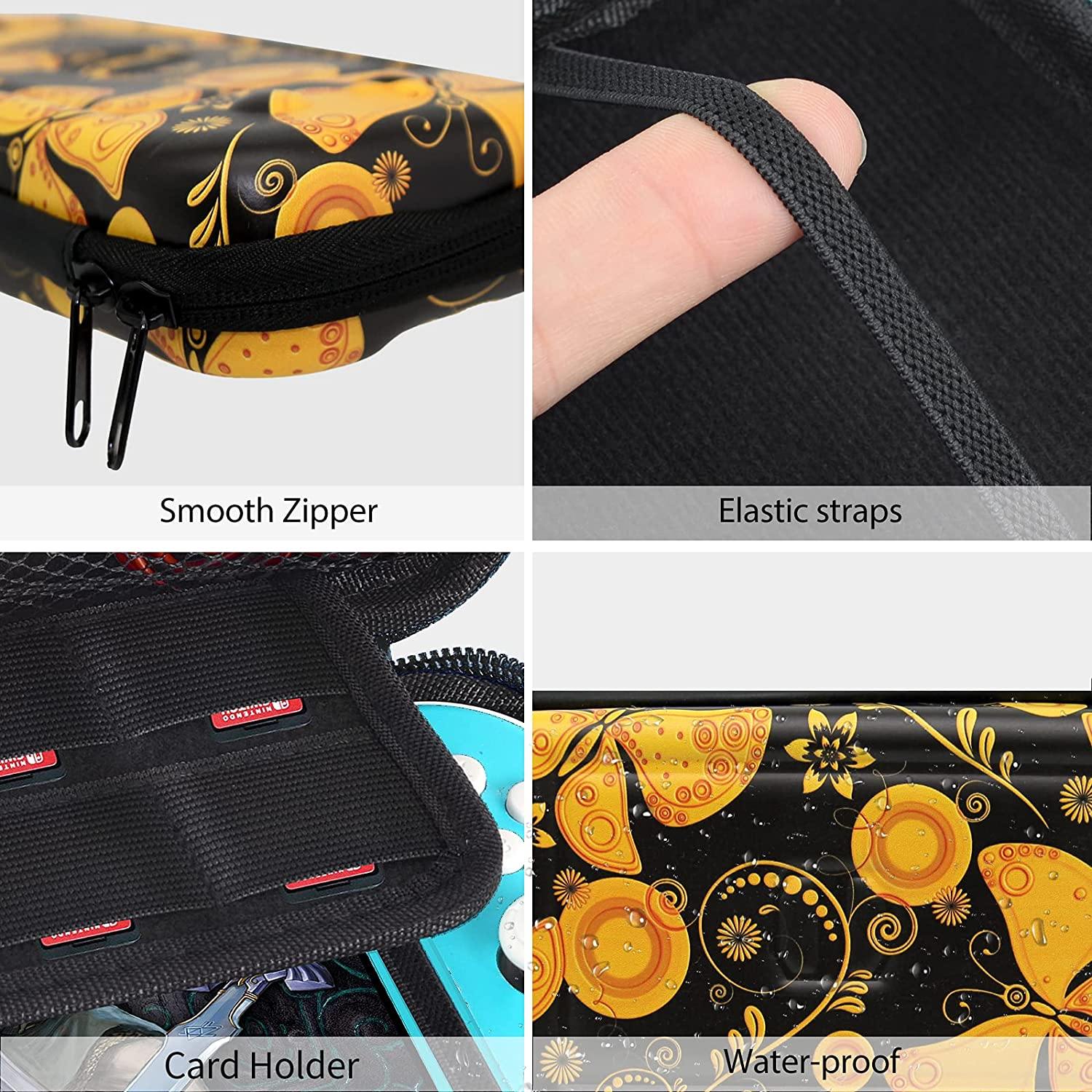 CoBak Carrying Case for Nintendo Switch Lite - with 1 Screen Protector, 1 Grip Case and 4 Thumb Grip Caps. - JOY2ESpree