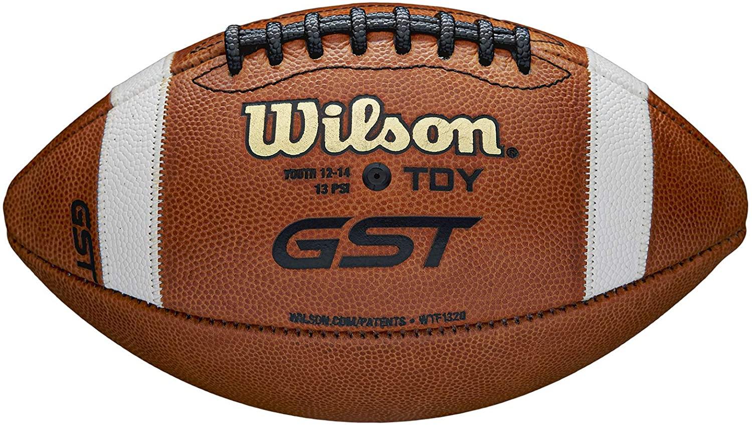 Wilson GST Leather Game Football - JOY2ESpree
