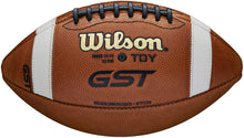 
                        
                          Load image into Gallery viewer, Wilson GST Leather Game Football - JOY2ESpree
                        
                      