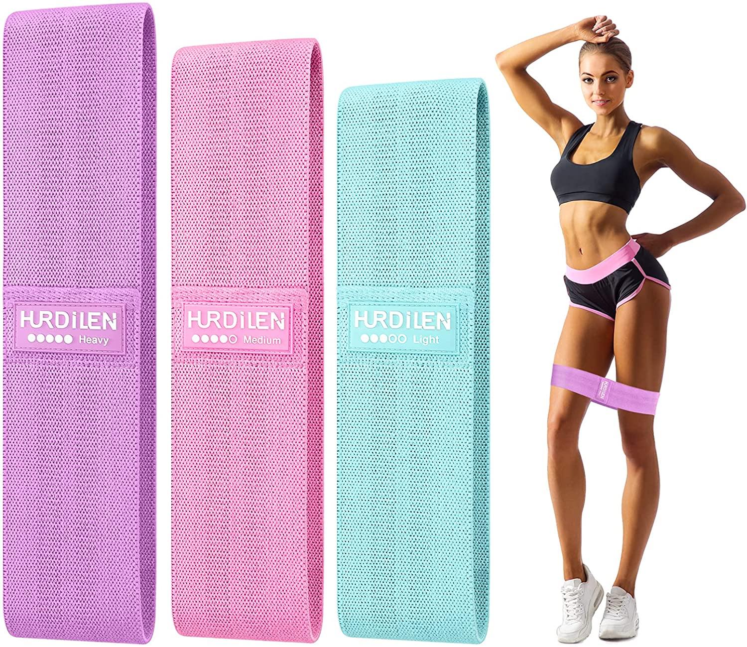 Hurdilen Resistance Bands Loop Exercise Bands - JOY2ESpree