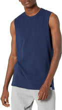 
                        
                          Load image into Gallery viewer, Russell Athletic Men's Cotton Performance Sleeveless Muscle T-Shirt
                        
                      