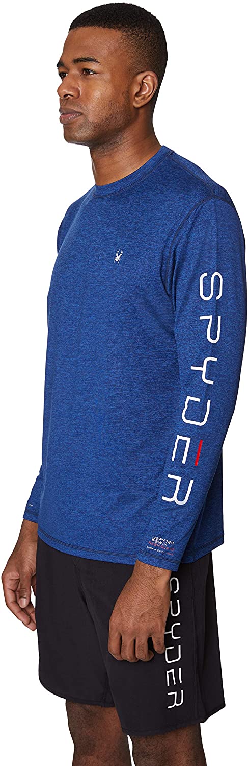Spyder Men's Heather Long Sleeve Rashguard
