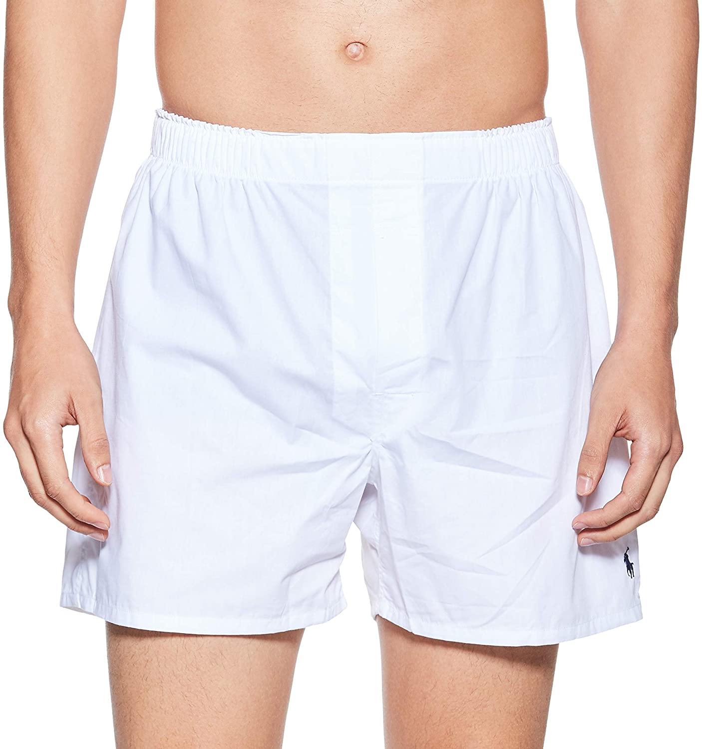 Polo Ralph Lauren Men's 3-Pack Classic Fit Packaged Woven Boxers