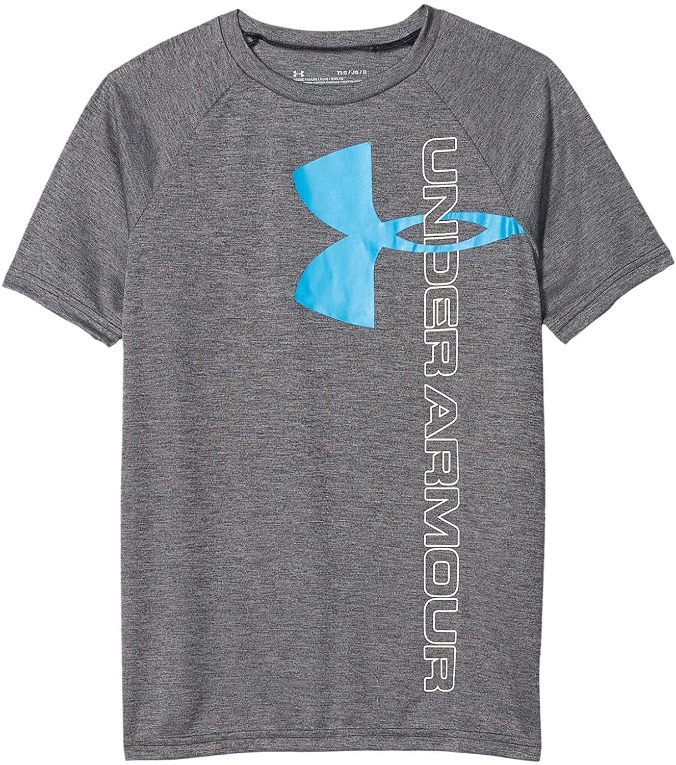 Under Armour Boys' Tech Split Logo Hybrid T-Shirt - JOY2ESpree