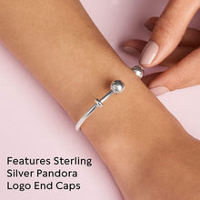 
                        
                          Cargar imagen en el visor de la galería, Pandora Jewelry Snake Chain Style Open Bangle Sterling Silver Bracelet - JOY2ESpree
                        
                      